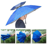 Chapeau parapluie extérieur double couche