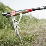 Porte-canne à pêche automatique à ressort