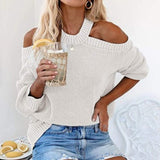 Pull dos nu à épaules dénudées