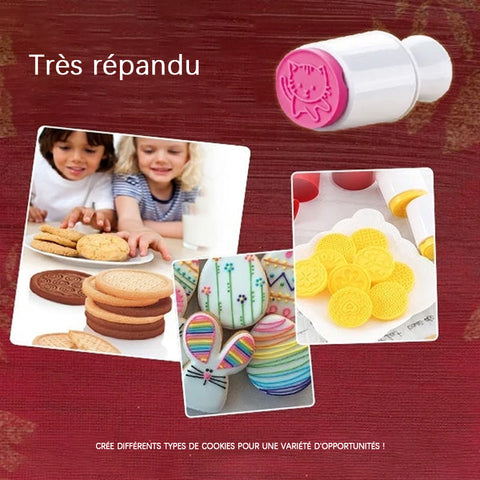 Tampons à biscuits et emporte-pièces antiadhésifs