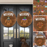 Couronne de plaques de porte de festival interchangeables