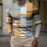 Haut décontracté à manches longues pour hommes