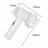 Saker Brosse de nettoyage électrique rechargeable