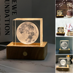 Lumière de Nuit en Mode Lune 3D