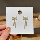 Boucles d'Oreilles Papillon Strass