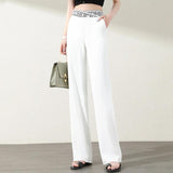 Pantalon de costume avec taille élastique