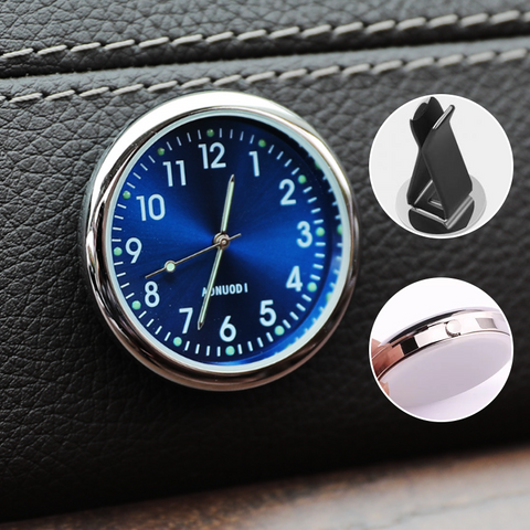 Horloge à quartz électronique créative pour accessoires de voiture