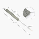 Écart de poussière brosse à long manche