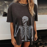 T-shirt Ample Á Imprimé