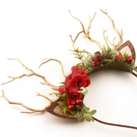 Bandeau de costume en bois de cerf