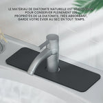 Tampon absorbant pour robinet de boue de diatomée