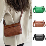 Sac à bandoulière carré élégant de grande capacité