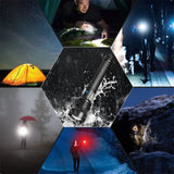 Lampe de Poche Laser LED Tactique Rechargeable