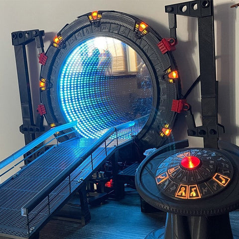 Ornement créatif en résine lumineuse Stargate