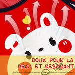 Bavoir à manches bébé