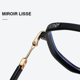 Lunettes anti-lumière bleue élégantes pour perdre du poids