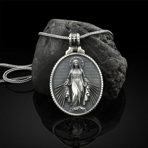 Médaille Miraculeuse Collier Vierge Marie