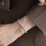 Bracelet de Moissanite Etincelant