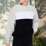 Pull ample à col montant en peluche