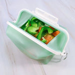 Boîte de rangement pliable en silicone pour aliments