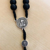 Collier chapelet croix