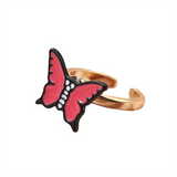Bague Rotative Marguerite/Papillon