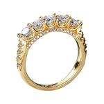 Bague à une Rangée Zircon