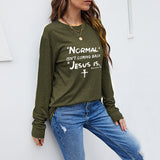 Sweat femme col rond printemps