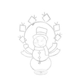 Lumière Boule de Neige Animée Ludique