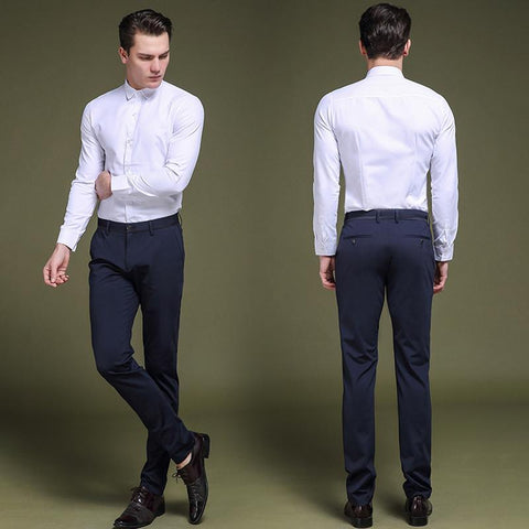 Pantalon Classique à Haute Extensibilité pour Hommes