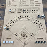 Jeu de plateau de dés de baseball