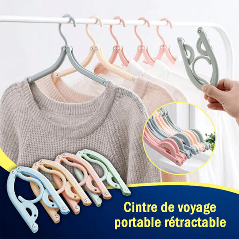 Cintre de voyage portable rétractable