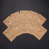 Collier en alliage de la série de Noël