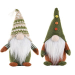 Figurine Elfe de Noël Vert Vieil Homme Sans Visage