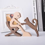 Ornements de table de sculpture en bois