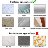 Crochets transparents sans poinçonnage (12 pièces)