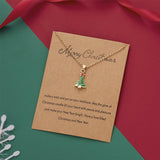 Collier en alliage de la série de Noël