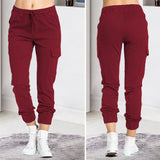 Pantalon cargo à poches latérales