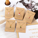 Collier en alliage de la série de Noël