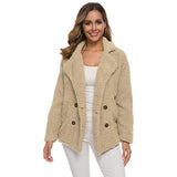 Veste en Peluche pour Femmes en Polaire