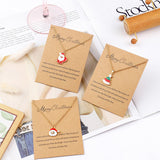 Collier en alliage de la série de Noël