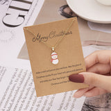 Collier en alliage de la série de Noël