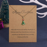 Collier en alliage de la série de Noël