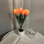 Lampe de table LED de Tulip Veilleuse Fleurie
