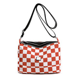 Sac à bandoulière à carreaux à la mode