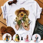 T-shirt graphique mignon