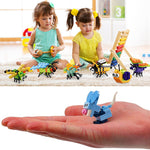 12pcs jouets à remonter oeufs de pâques préremplis