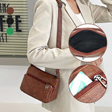 Sac à bandoulière carré élégant de grande capacité