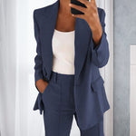 Blazer à Manches Longues Pour Femmes