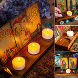 Ornement Bougeoir en Bois Tarot